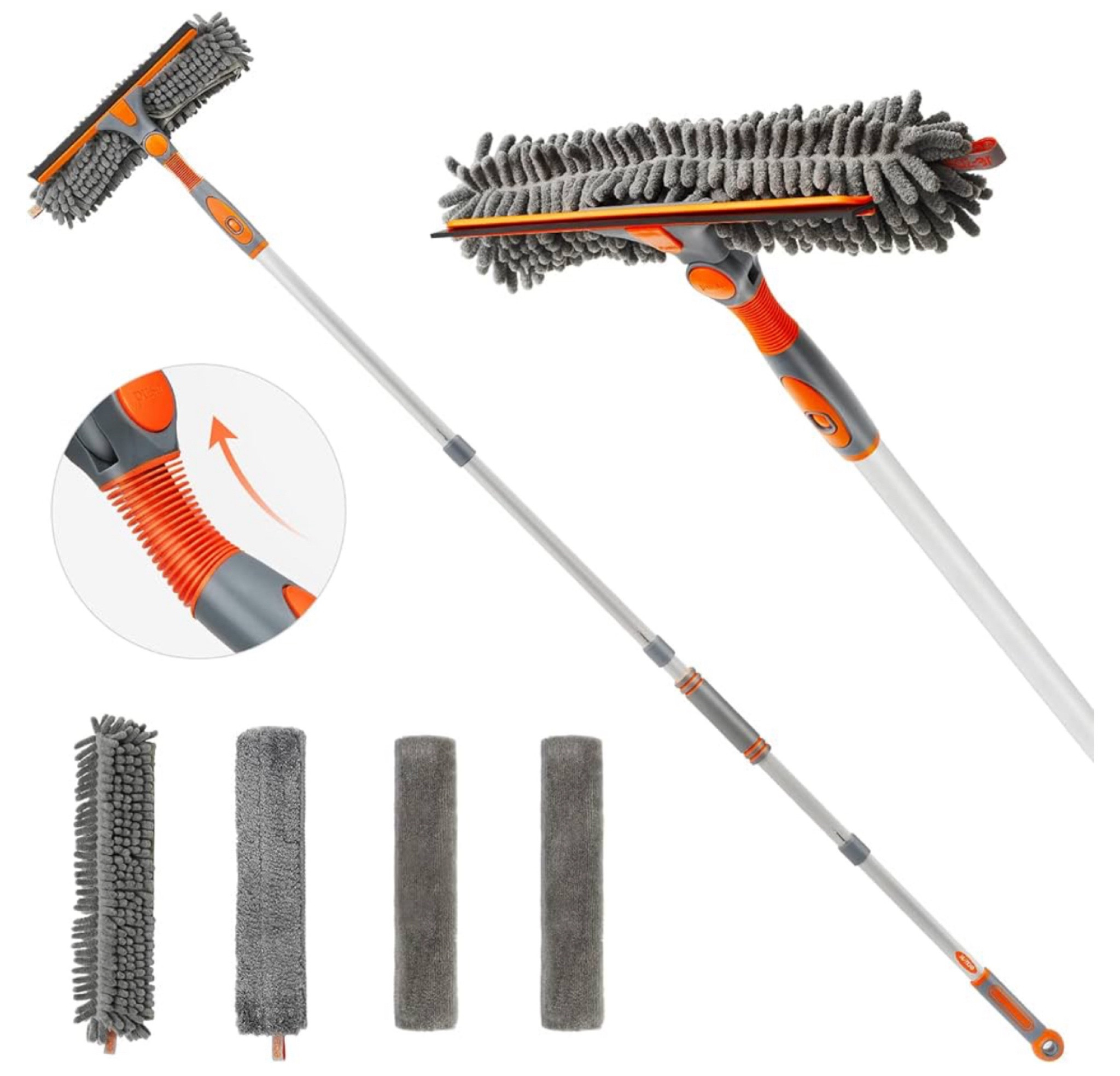 On sale plus extra 10% off 🎉

eazer Squeegee Window Cleaner Tool 2 in 1 Rotatable Window Cleaning Squeegee Kit with Extension Pole, 62'' Telescopic Window Washing Kit, Bendable Head for Home Car Glass - 4 Pads

#LTKHome #LTKFindsUnder50 #LTKSaleAlert