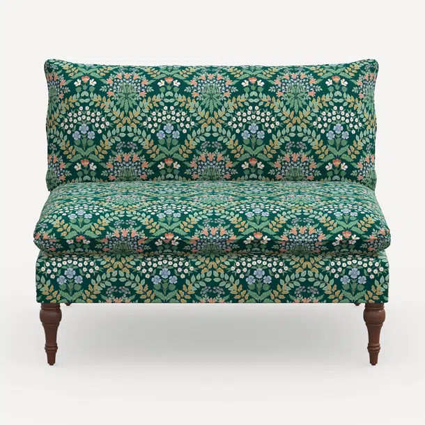 Rifle Paper Co. x Cloth & Company Louie Settee | Wayfair North America