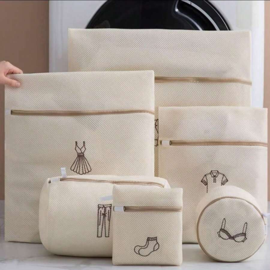 Kit 6 Saco de roupa lava espessa anti-deformação Protetor Lingerie Roupa Íntima | SHEIN