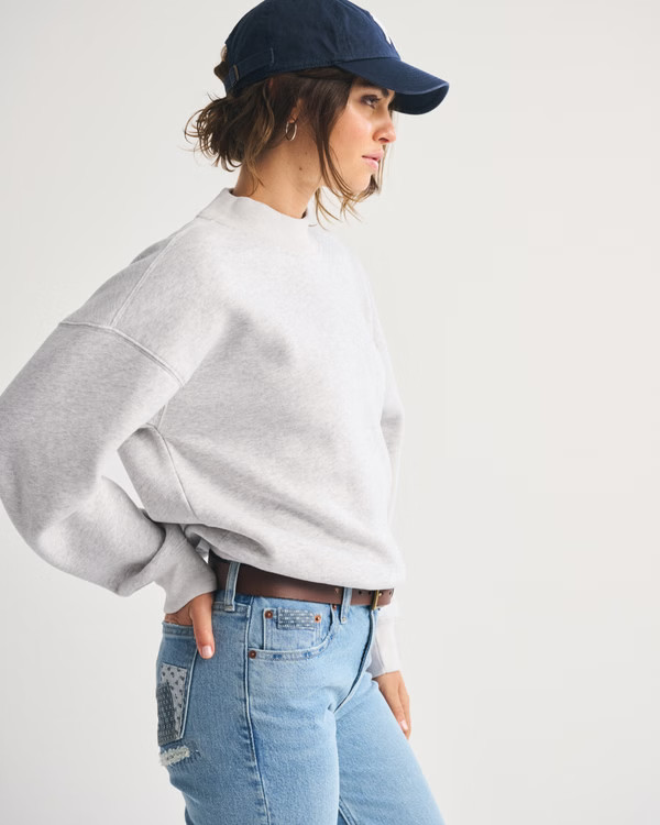 Sunday Mockneck Crew | Abercrombie & Fitch (US)