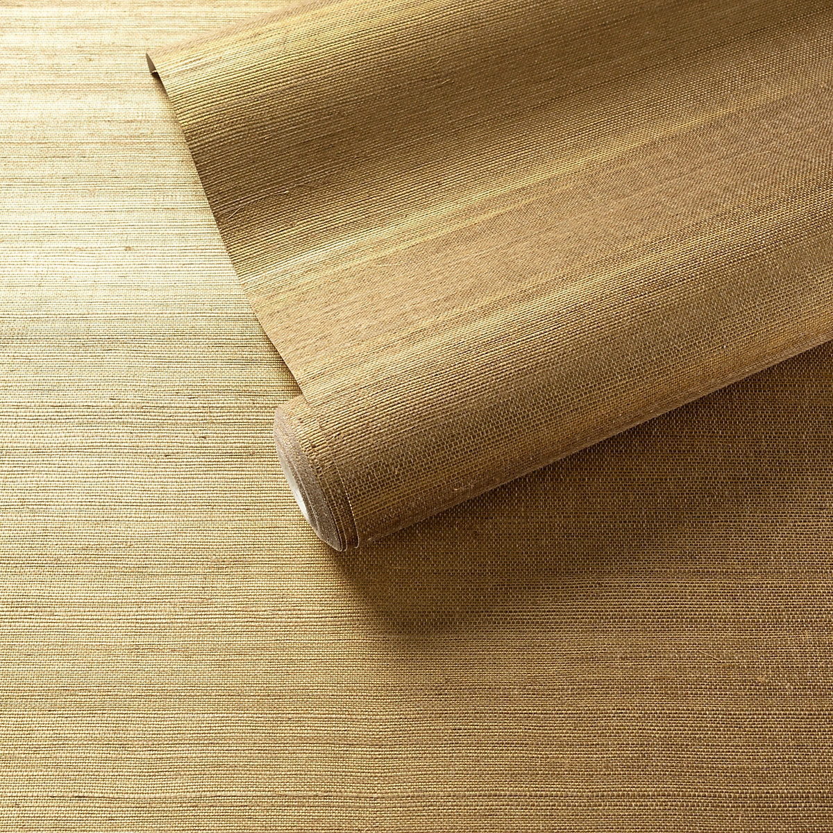 Samoa Bronze Grasscloth Wallpaper | Annie Selke