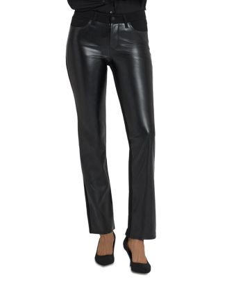 Marilyn Faux Leather Straight Pants | Bloomingdale's (US)