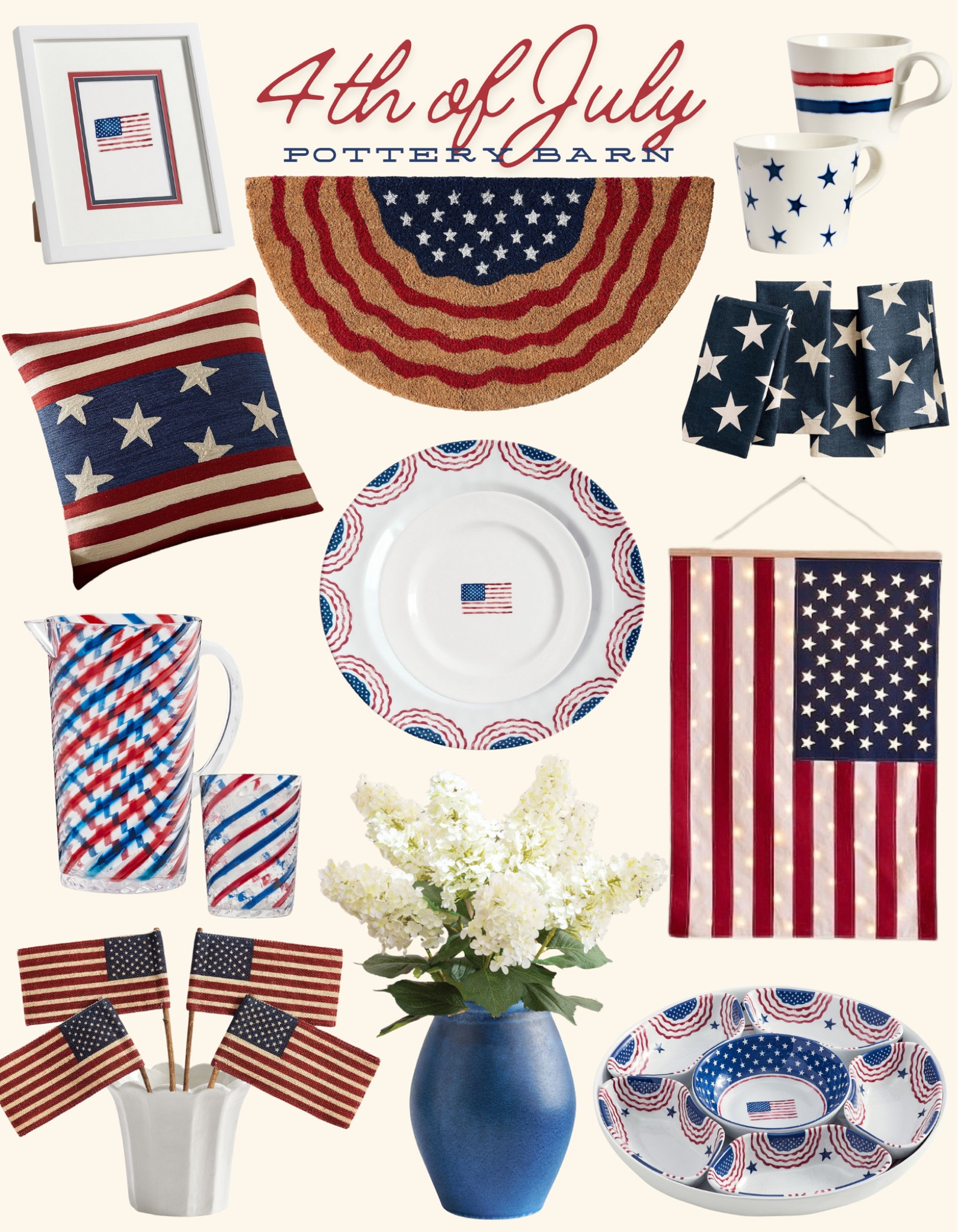4th of July Decor! 🇺🇸

Red, White & Blue, America, Independence Day, summertime, 4th of July, USA, home decor, Pottery Barn 

#LTKSeasonal #LTKhome