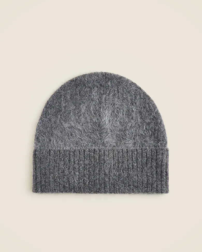 Brushed cashmere beanie | J. Crew US