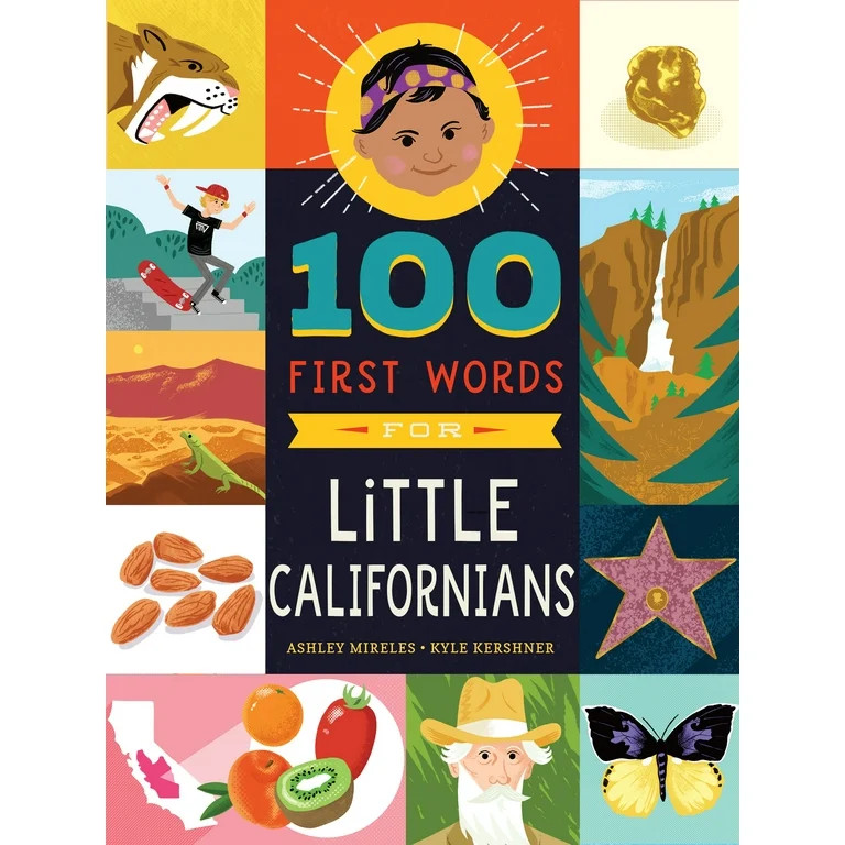 100 First Words: 100 First Words for Little Californians (Board book) - Walmart.com | Walmart (US)