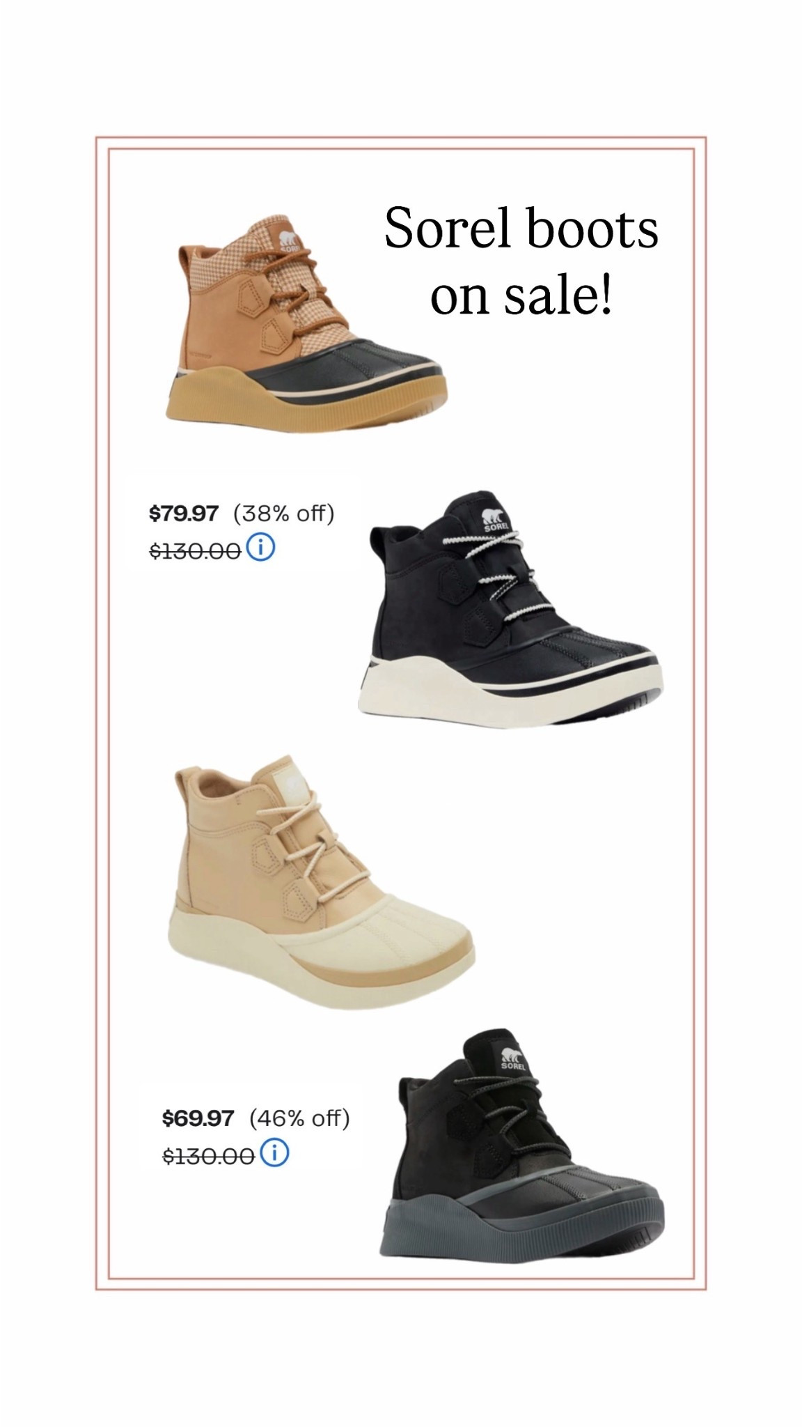 Sorel boots on major sale!

#LTKGiftGuide #LTKFindsUnder100 #LTKHoliday