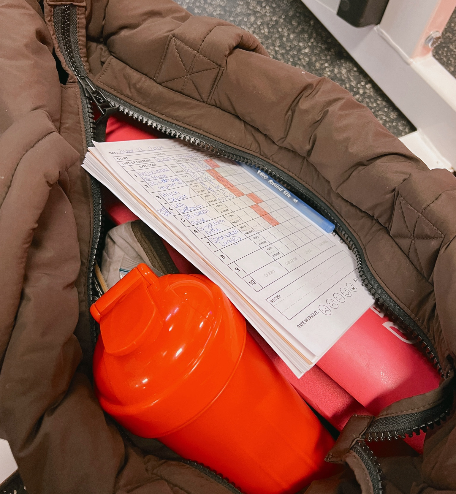 Workout log book🔥🍑 

#LTKfitness #LTKcanada #LTKsummer