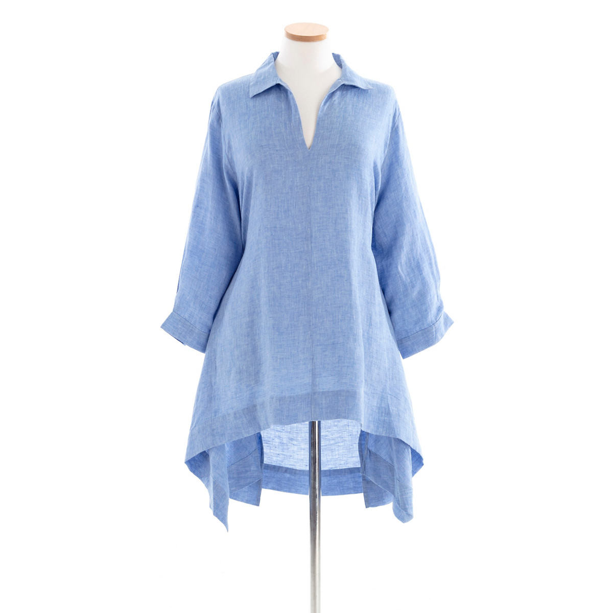 Best Seller! Annie Linen Blue Tunic | Annie Selke