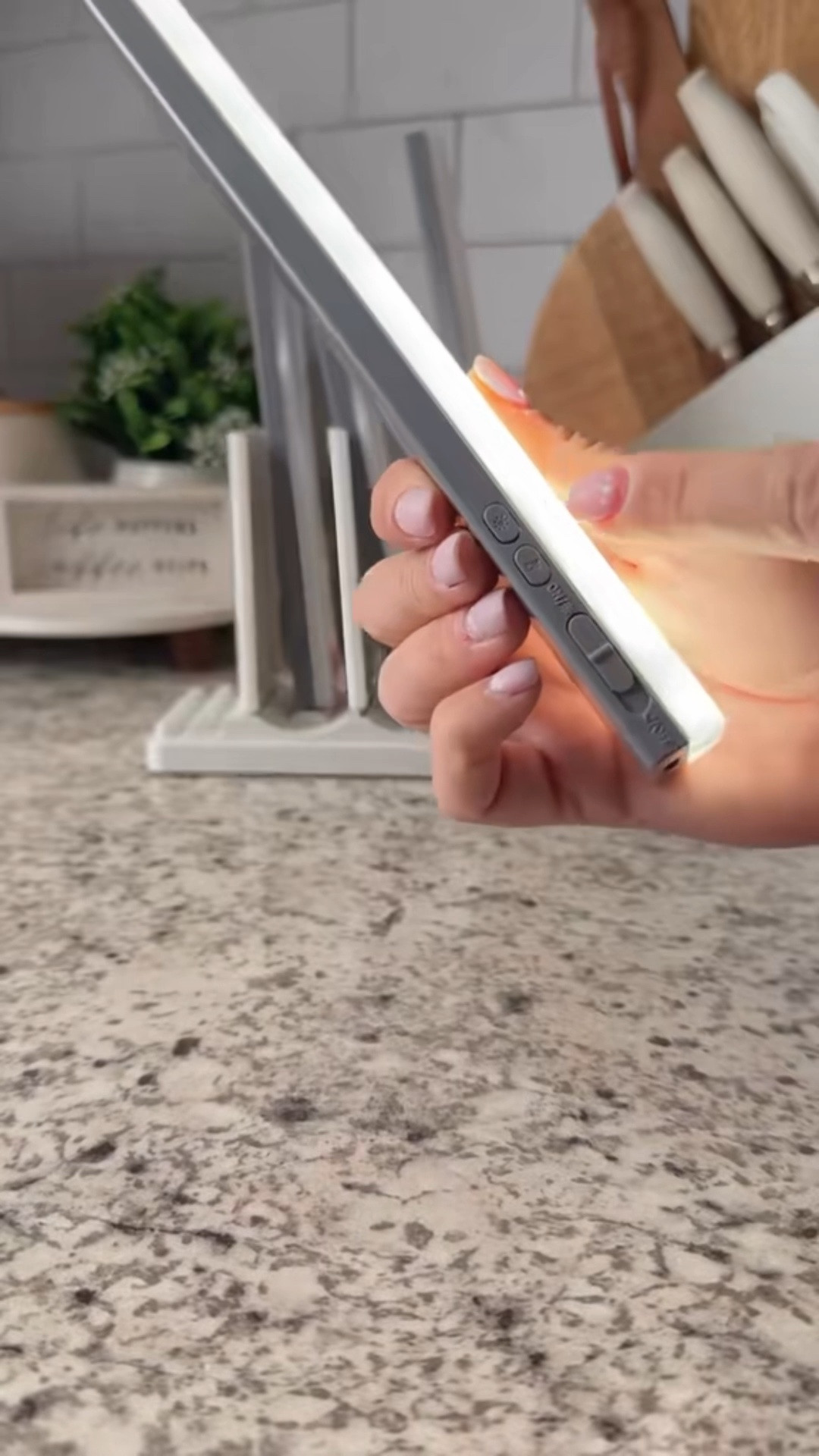 Under cabinet lighting. Rechargeable lighting options!

#LTKdayinmylife #LTKHome #LTKgrwm