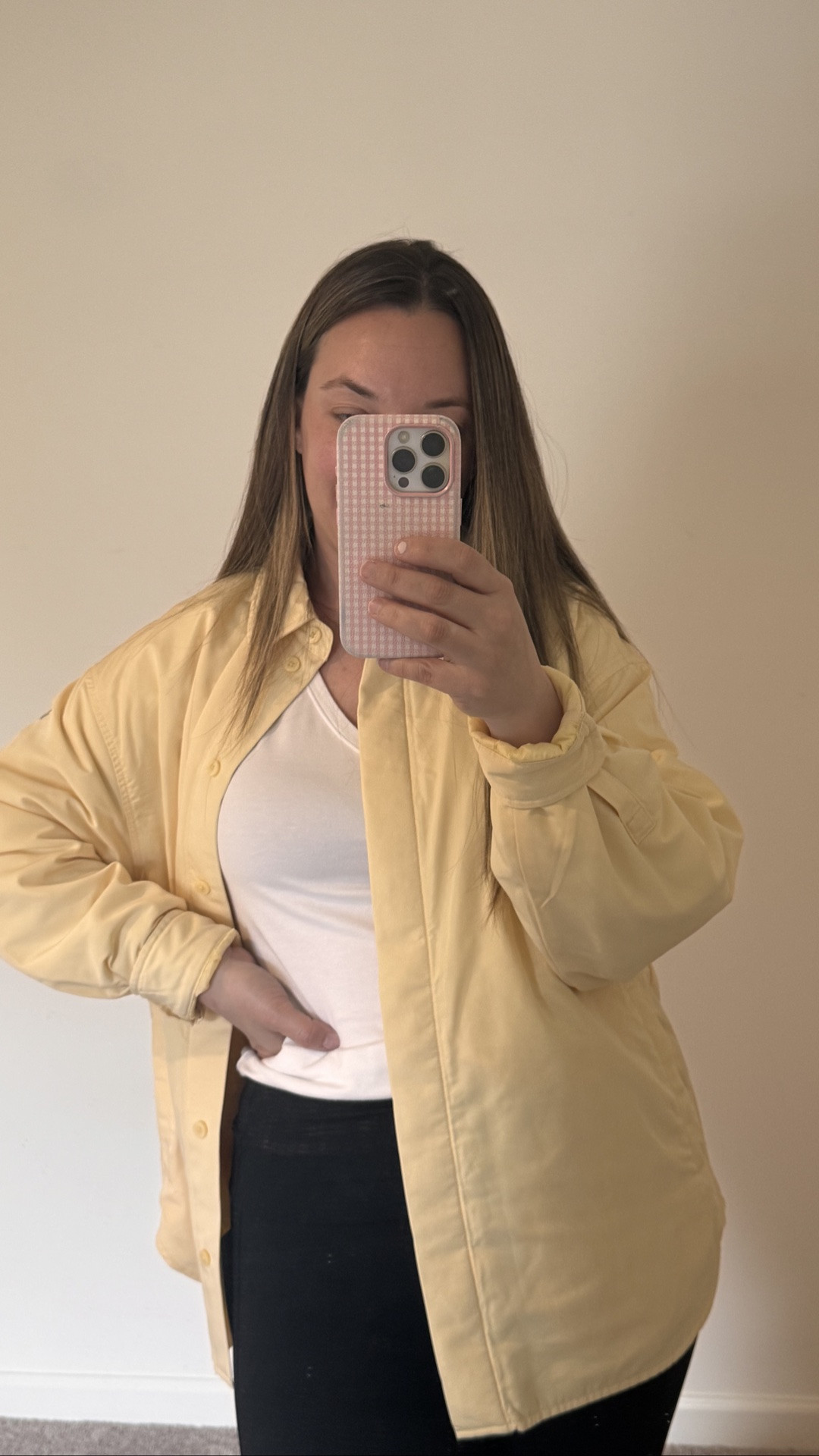 Spring outfits summer outfits yellow jacket lightweight jacket mom outfit millennial

Wearing small in this jacket. Fits oversized. I could have ordered XS and it probably would still fit oversized.

#LTKMidsize #LTKActive #LTKootd