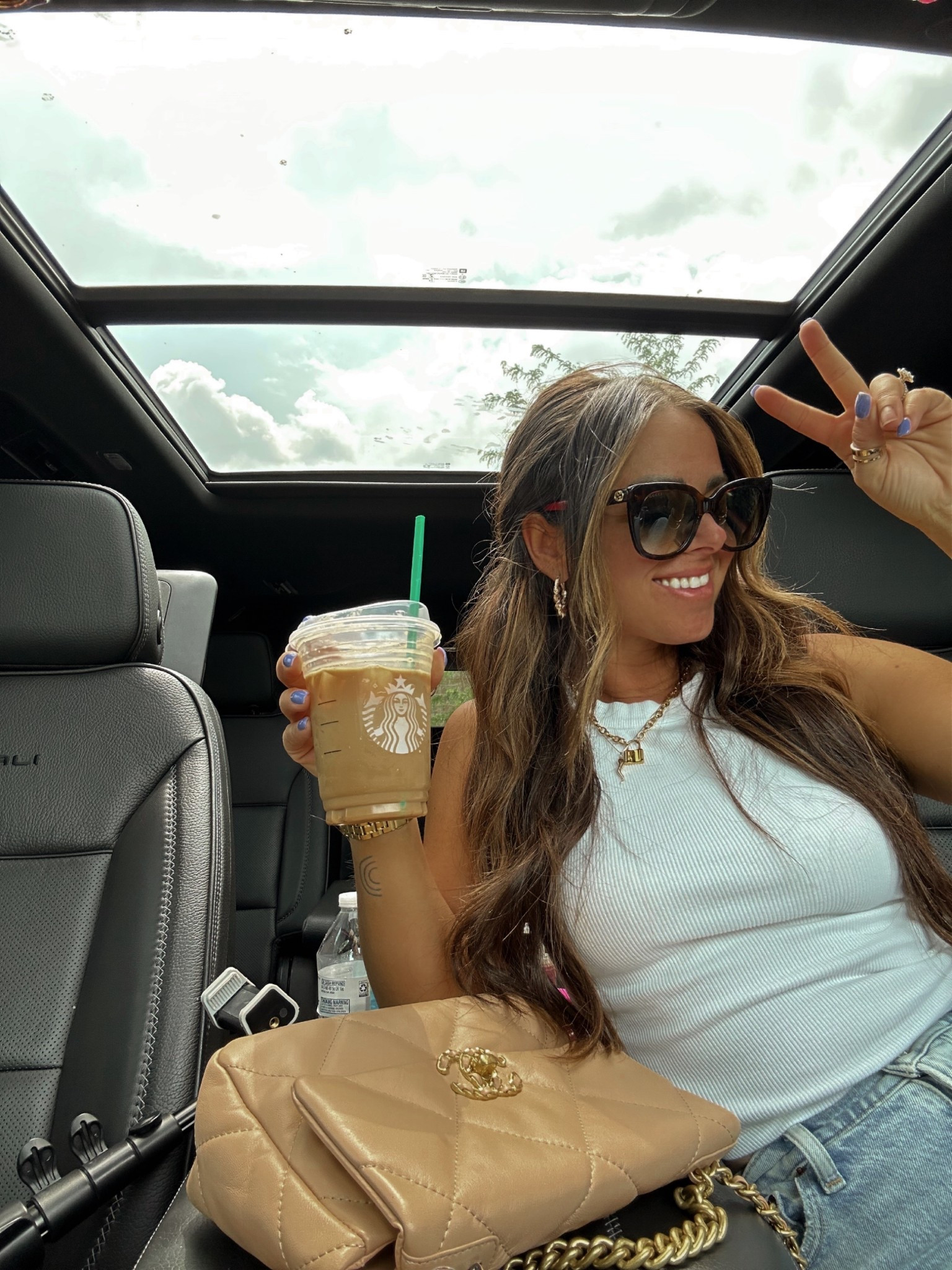 Simple outfit for spring 💚🧋

#LTKSeasonal #LTKgrwm #LTKootd