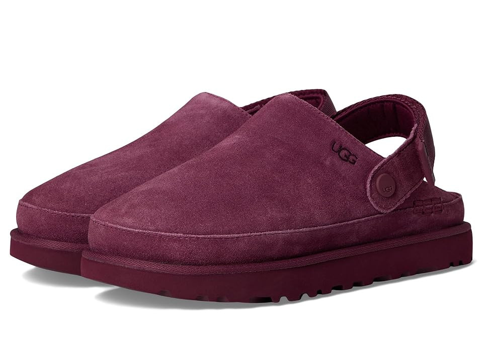 UGG Goldenstar Clogs Women's Shoes Burnt Magenta : 6.5 B - Medium, Suede | Zappos
