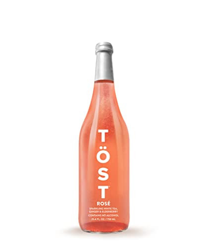 TOST ROSE All-Natural Alcohol-Free Sparkling Beverage, 25.4 Fl Oz (Pack of 3) | Amazon (US)