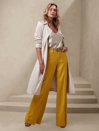 Lido Wide-Leg Wool Pant | Banana Republic (US)
