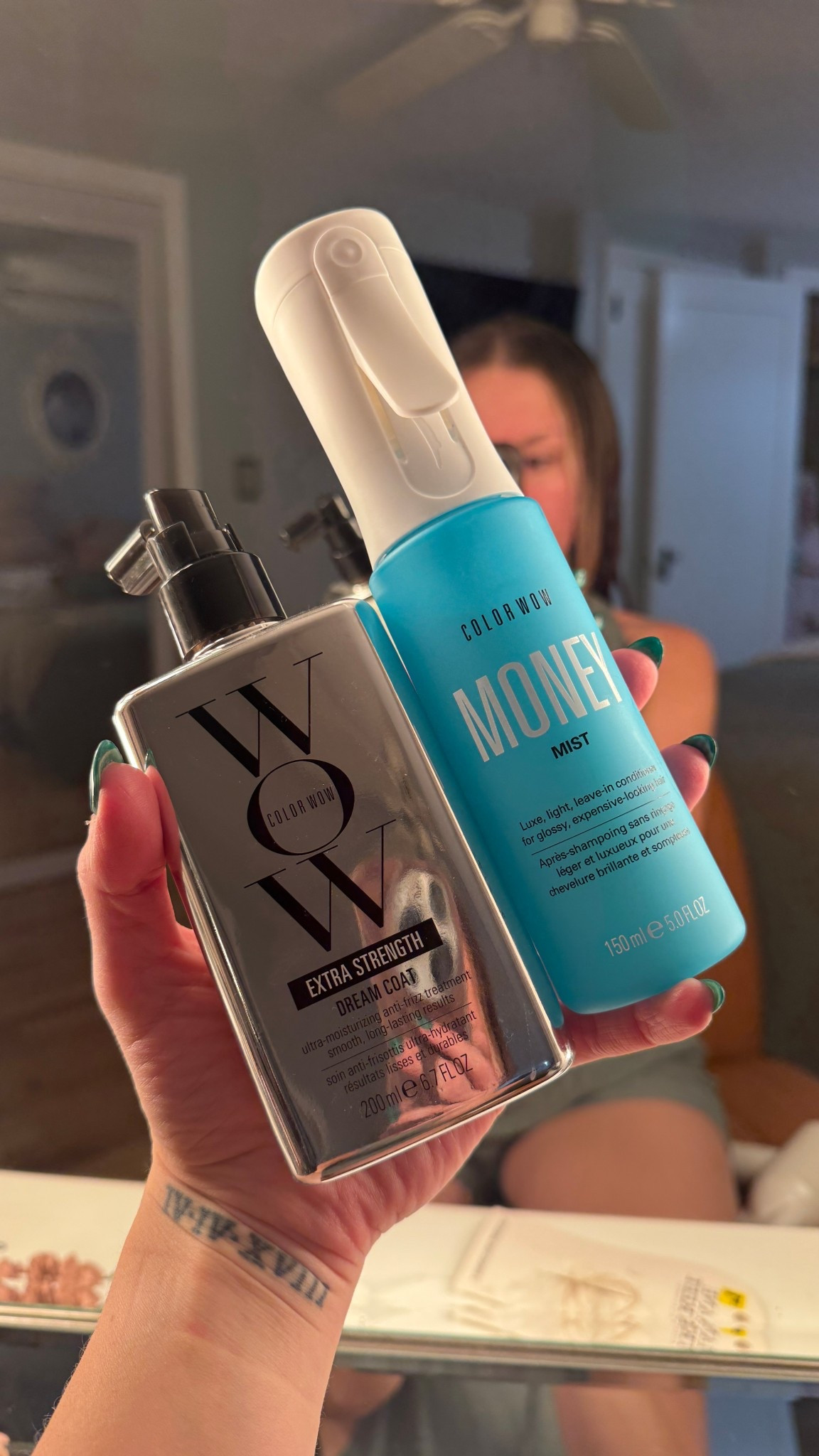 My go to combo for smooth shiny hair 😍😍 #dreamteam #haircare #colorwow 

#LTKgrwm #LTKBeauty #LTKmorningroutine