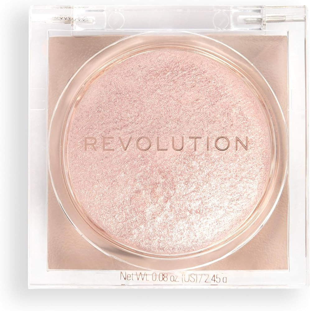 Makeup Revolution Beam Bright Highlighter, All Over Face Glow, Powder To Liquid Formula, 5 Differ... | Amazon (US)