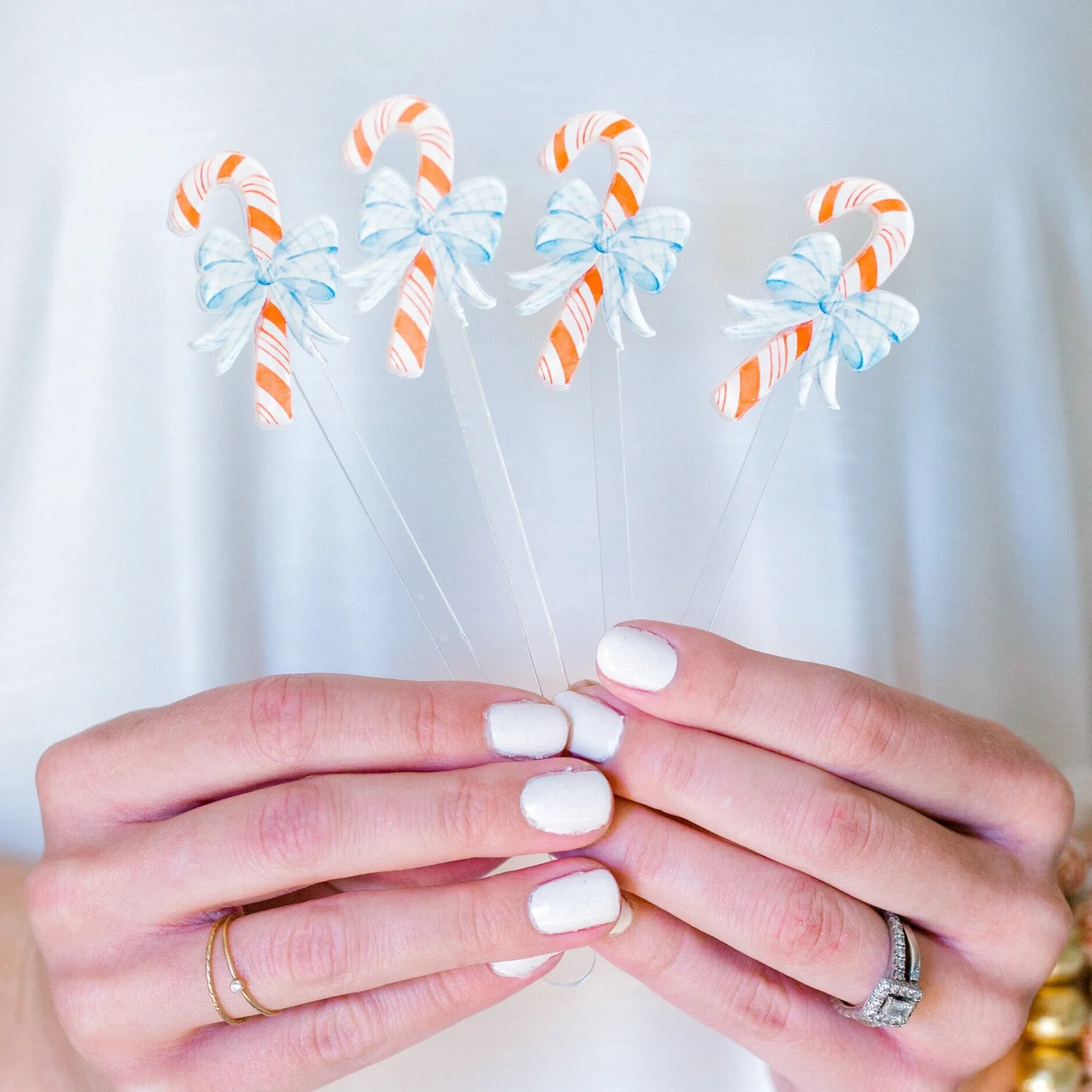 Candy Canes Acrylic Stir Sticks Set of 4 — Simply Jessica Marie | Simply Jessica Marie