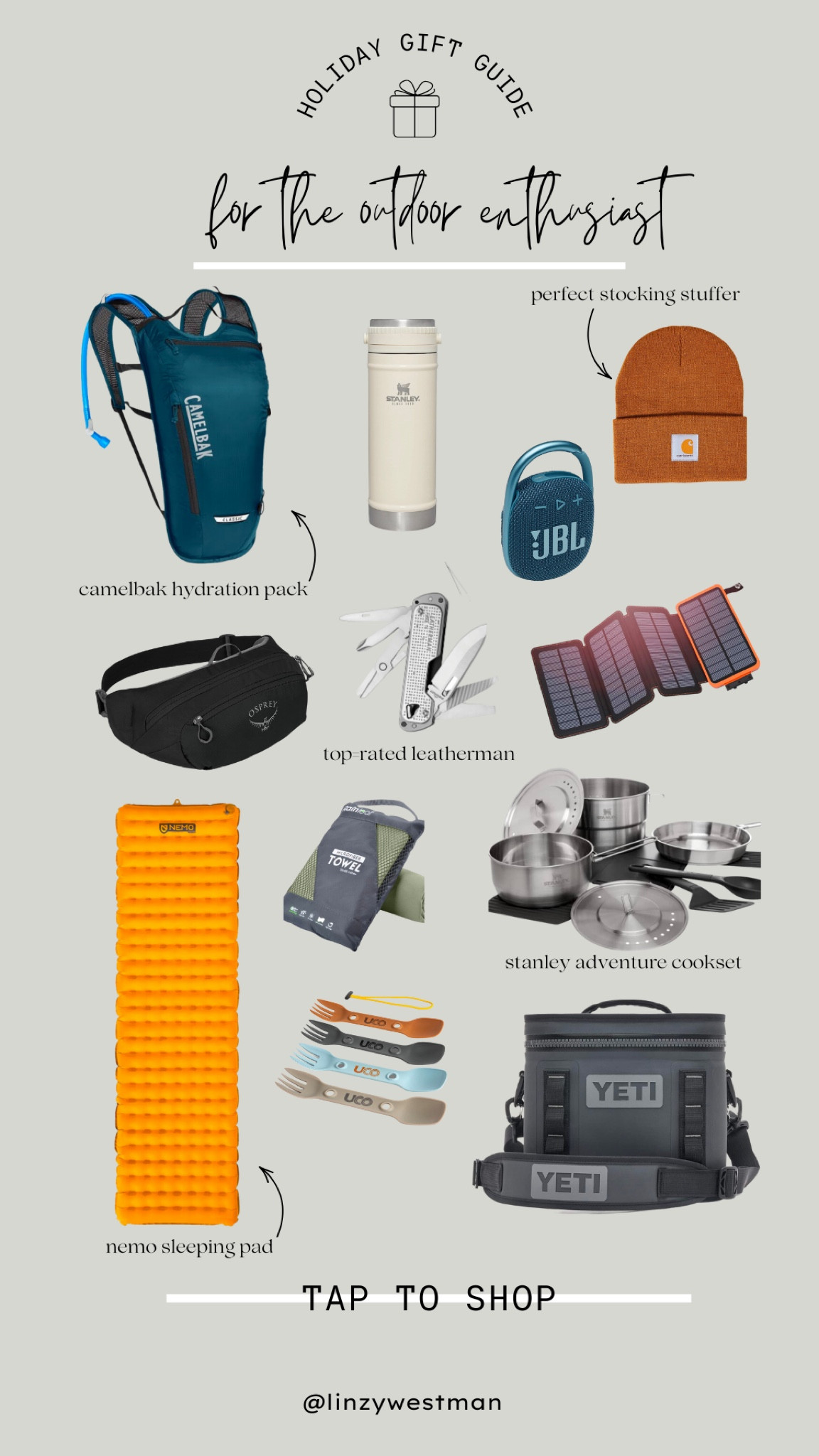 GIFT GUIDE // camping and outdoor finds. 🏕️

#LTKSeasonal #LTKGiftGuide #LTKsalealert