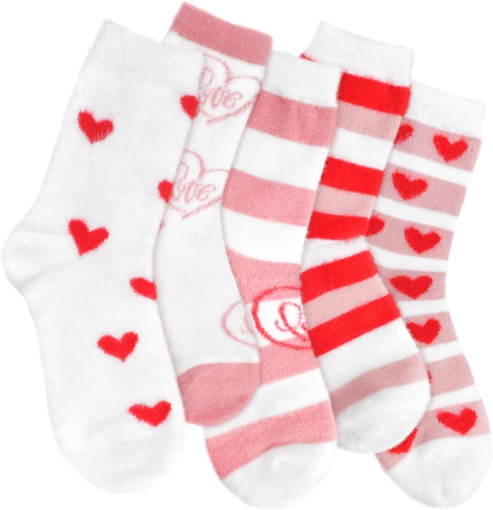 Ulrhpc Valentines Day Gifts for Her Fuzzy Socks Gifts for Women Mom Wife Girlfriend Galentines Da... | Amazon (US)