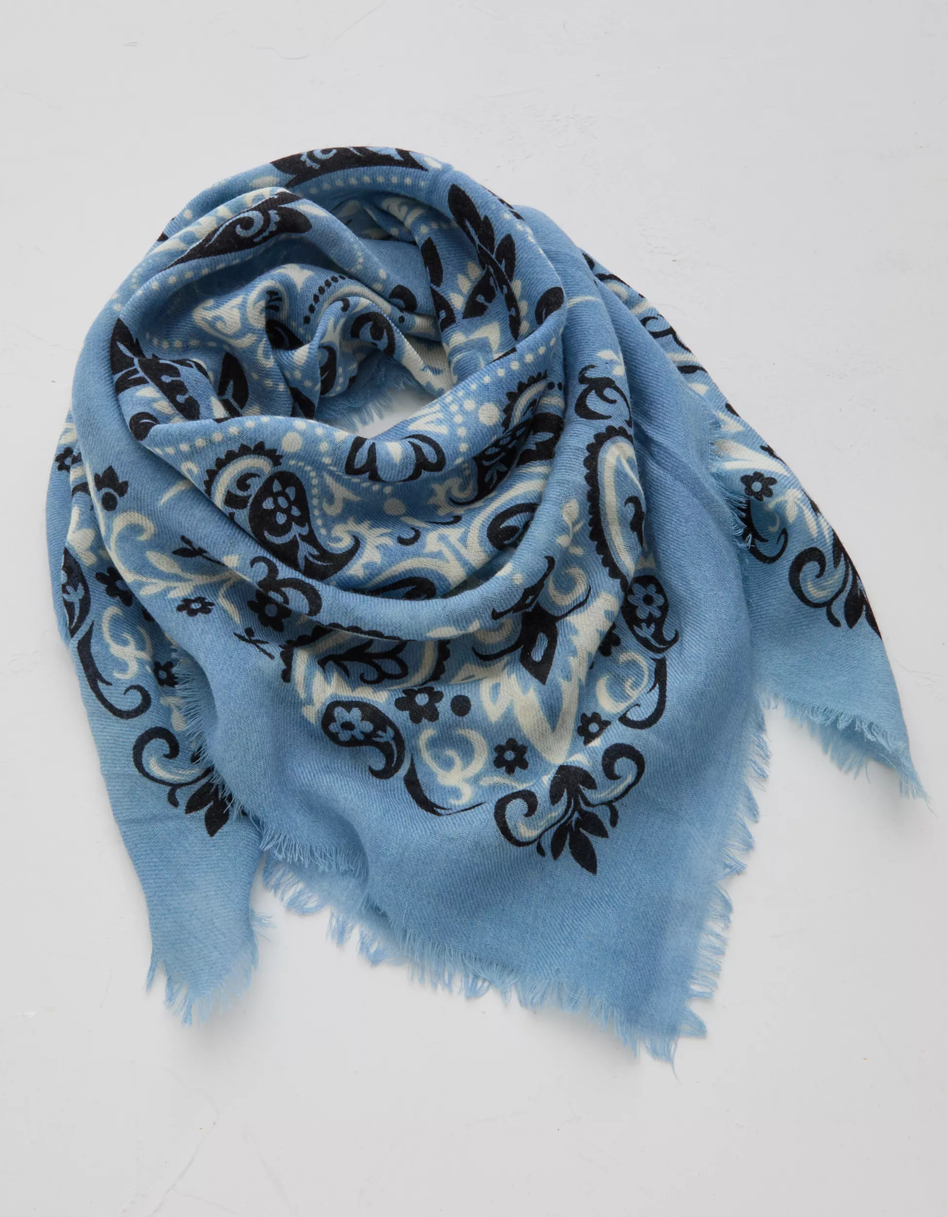 Maison Lecomte Flament Blue Bandana | American Eagle Outfitters (US & CA)