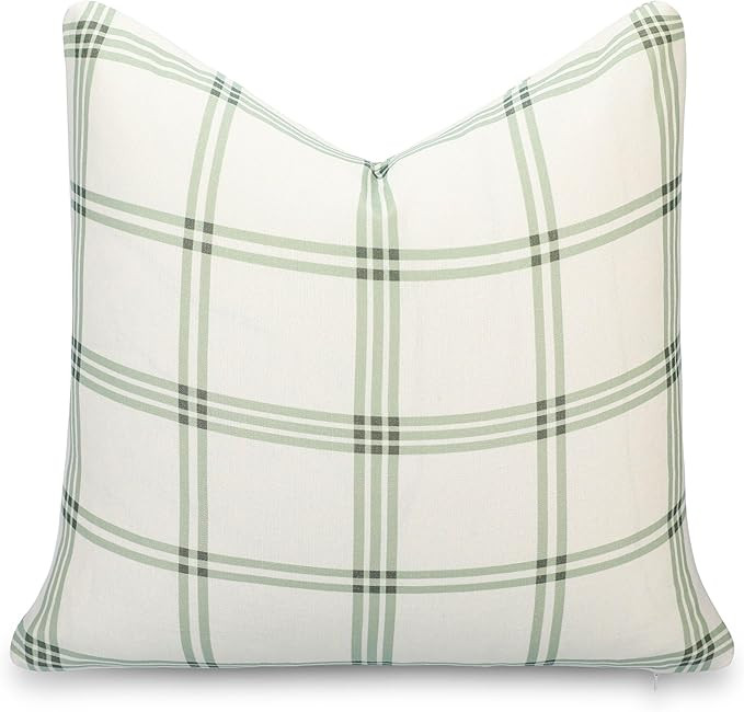 Crumbs Home Modern Farmhouse California Casual Indoor Outdoor Throw Pillow Cover, 22"x22" Water R... | Amazon (US)