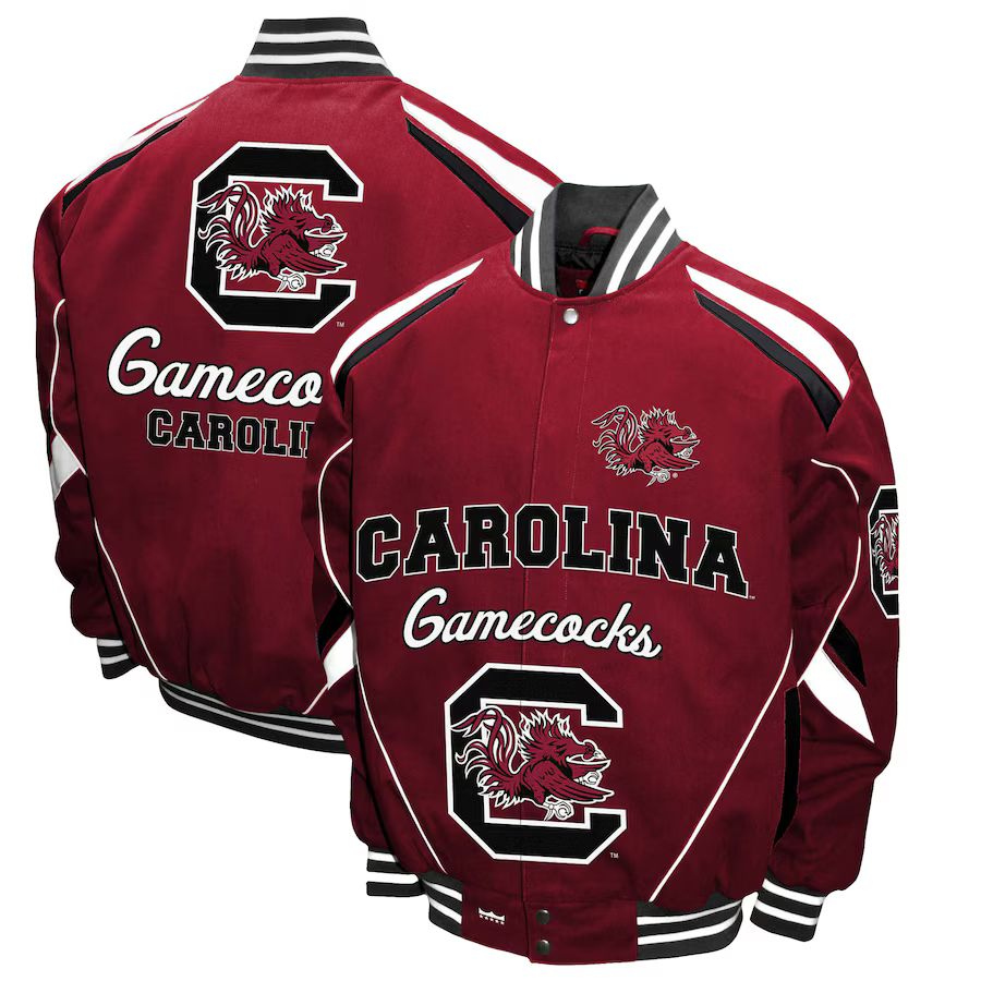 South Carolina Gamecocks Franchise Club Stout Twill Full-Snap Jacket - Garnet | Fanatics