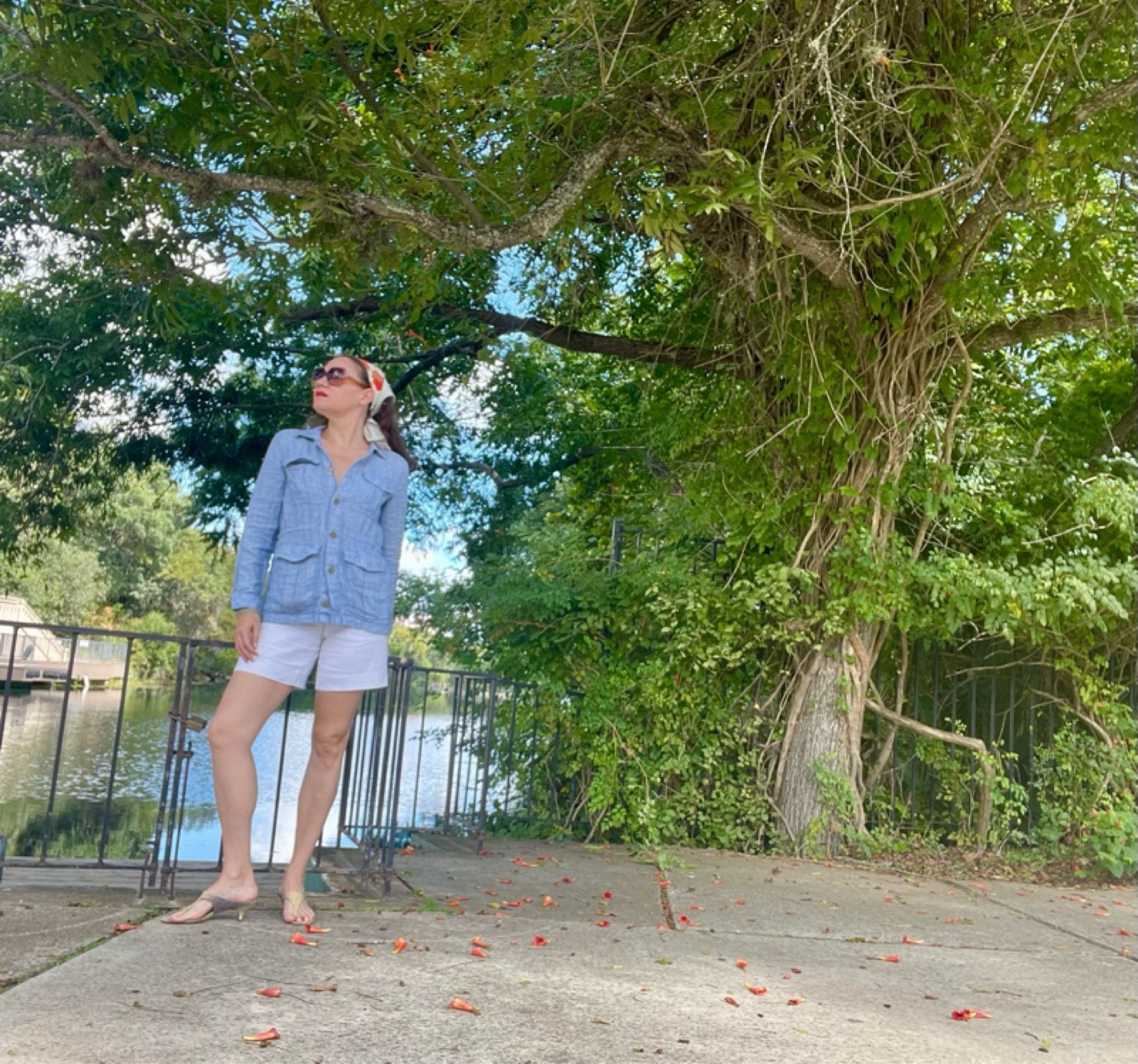 Linen. Scarves. Oversized sunnies. Is this a goodbye to summer already?! #investmentpiece 

#LTKOver40 #LTKStyleTip #LTKSeasonal