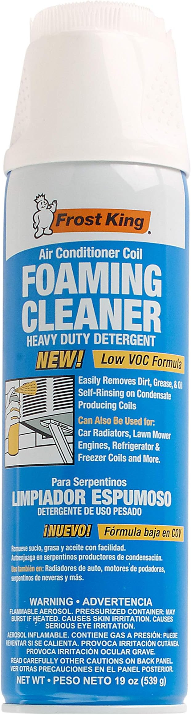 Frost King ACF19 Foam Coil Cleaner, 1.18 Pound (Pack of 1), 19 Ounce | Amazon (US)