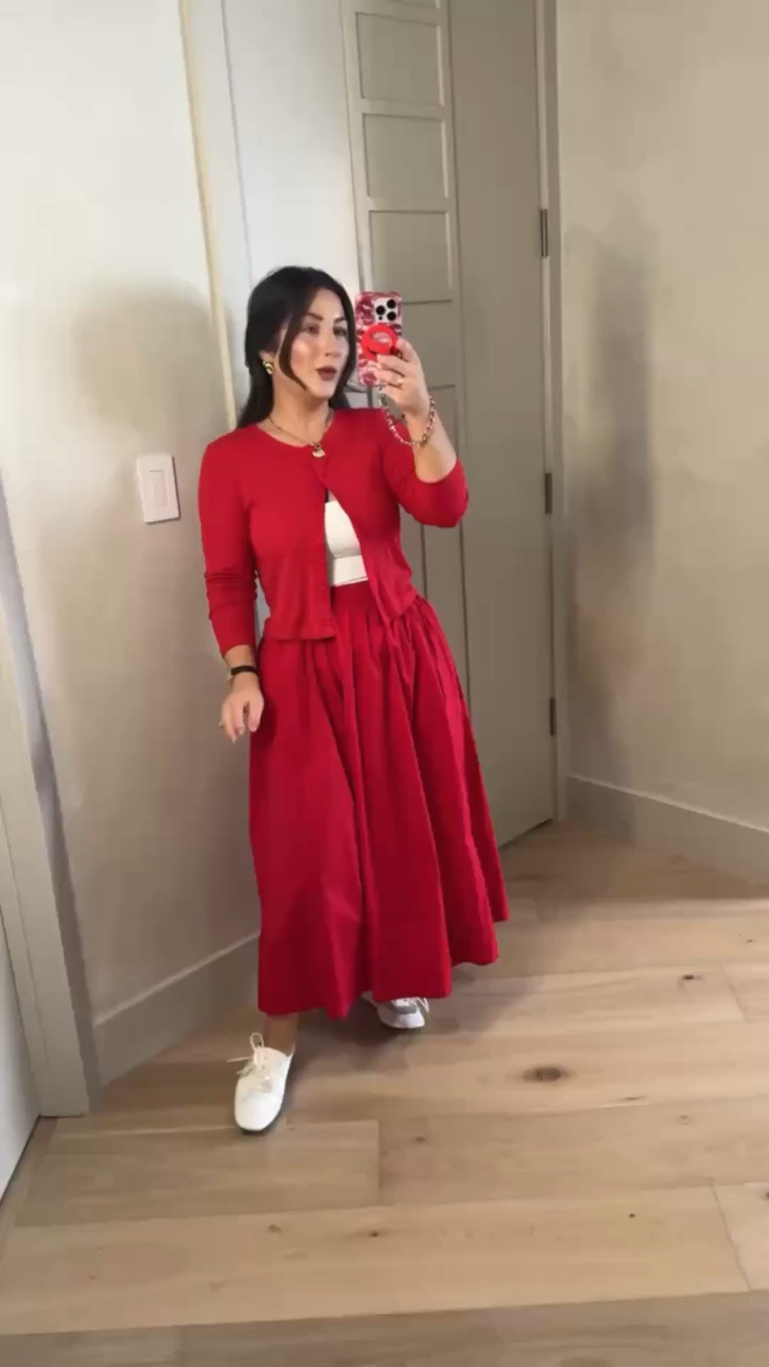 Love this matching set with a cardigan and skirt! So many ways and places to wear it! 

I'm in a size small

5'0" 140lbs
Petite friendly!

#LTKPetite #LTKSeasonal #LTKootd