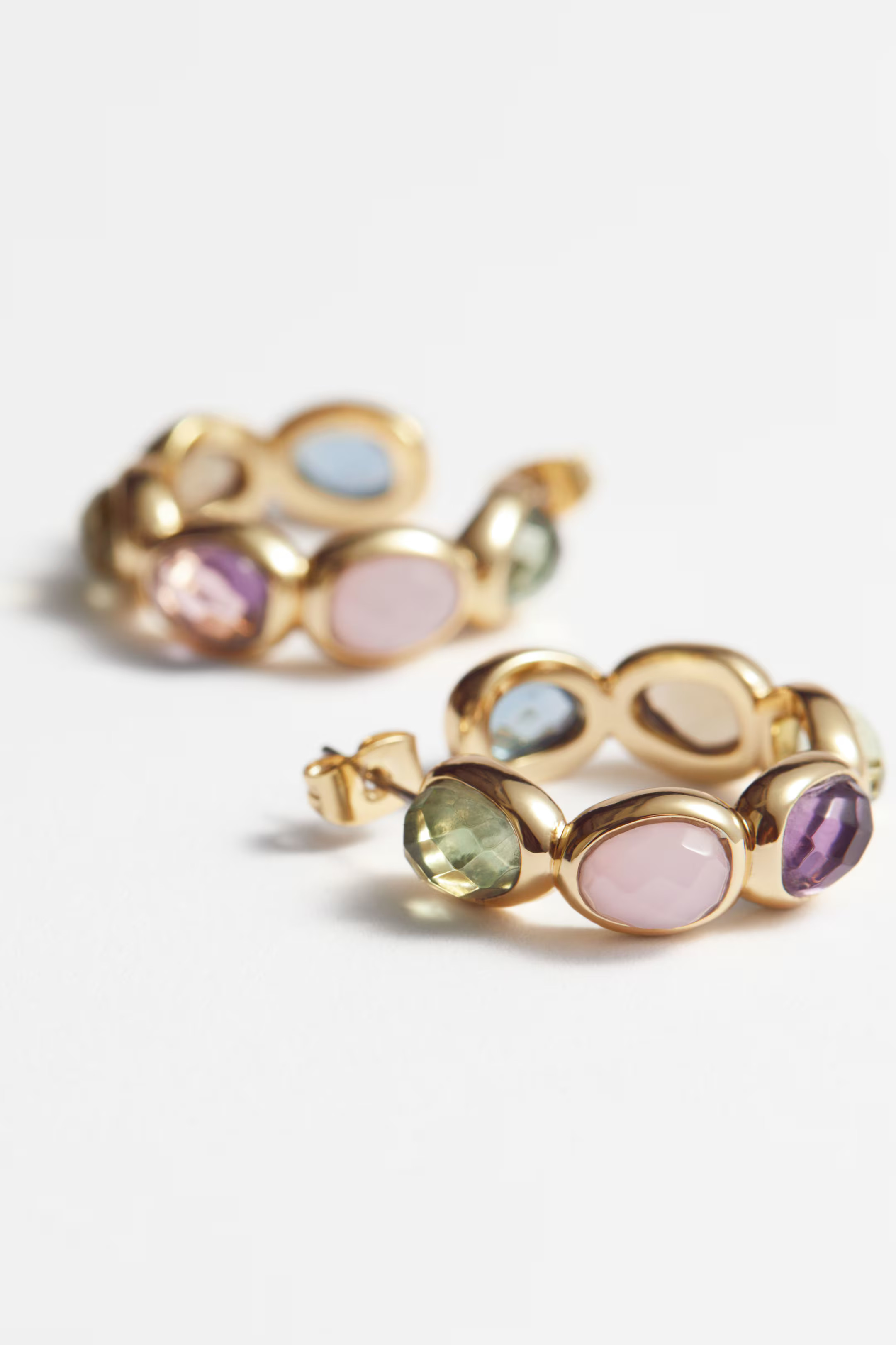 Vibrant Crystal Hoops | H&M (UK, MY, IN, SG, PH, TW, HK)