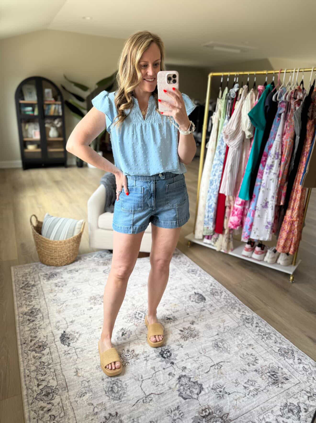Casual spring outfit 

Spring fashion denim shorts platform sandals blouses Amazon fashion

#LTKmomlife #LTKgrwm #LTKootd