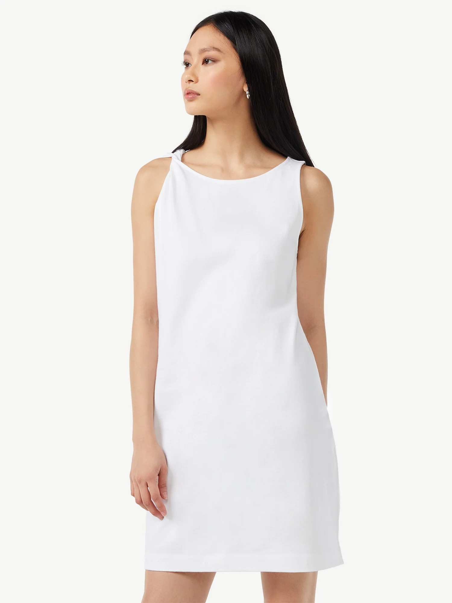 Free Assembly Women's Mini Tank Dress with Twist Accent | Walmart (US)