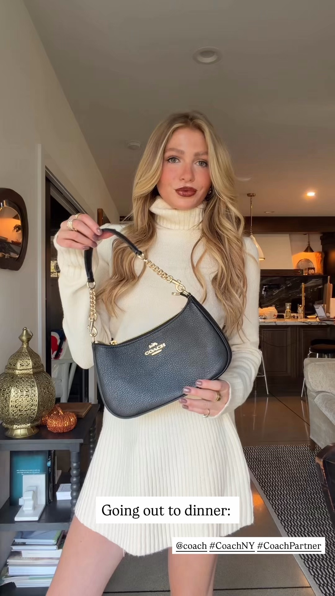 A full day of outfits with my @‌coach Teri Shoulder Bag 🤎 @shop.ltk #liketkit #CoachOutlet #CoachPartner

