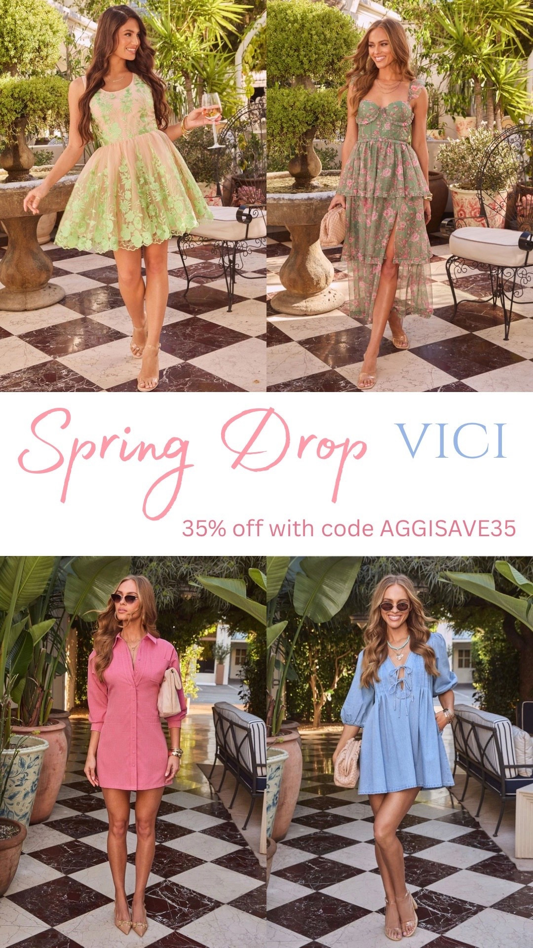 Spring Drop from Vici
35% off sitewide with code AGGISAVE35

#vici #dress #spring #flowers #denim

#LTKootd #LTKgrwm #LTKValentine

#LTKmomlife #LTKWedding #LTKdayinmylife