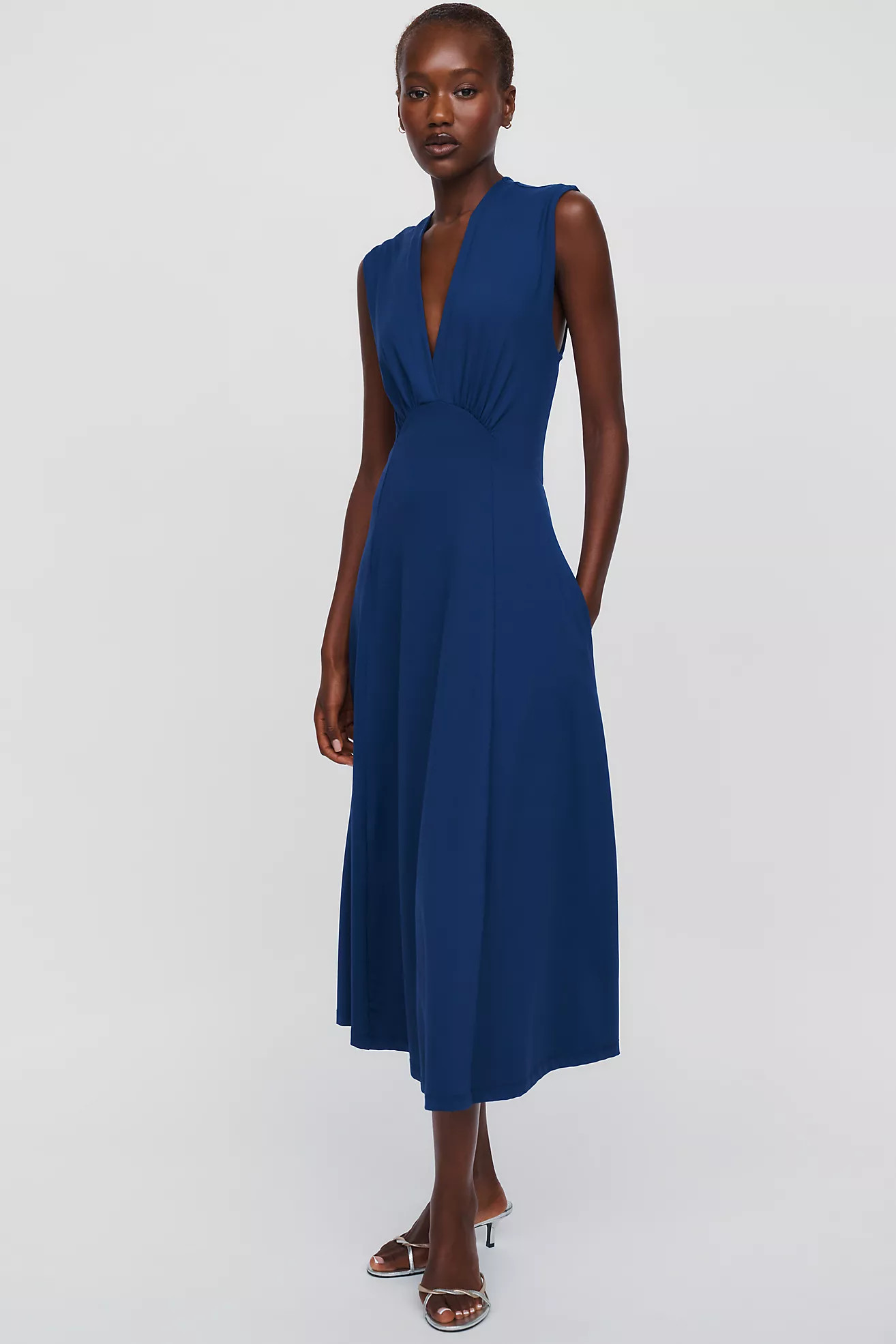 Maeve Sabine Knit Midi Dress | Anthropologie (US)