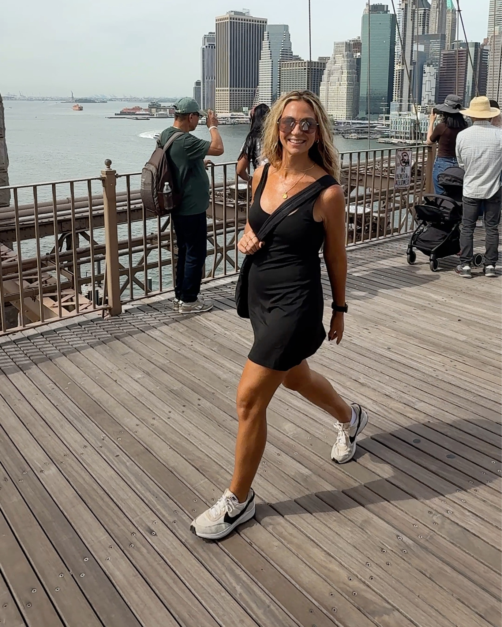 Lulu look. Amazon price. 👟🖤

Lulu look, Amazon price. This tennis dress is one of my favorite spring outfits and such an easy travel outfit.

I wore it all over NYC (20k+ steps approved) — from a morning workout to walking the Brooklyn Bridge and sightseeing all day. Built-in shorts, no bra needed, insanely flattering, and it doubles as a workout outfit.

Even though I’m wearing the black here, it also comes in really fun bright colors that make it perfect for spring dresses, spring break outfits, and vacation outfits for the beach. It’s one of those versatile spring outfits you can wear for travel days, city exploring, or beach vacations.

I’m wearing a medium for reference (5’7, size 6).

Lightweight puffer tote + comfy Nikes linked too — the ultimate travel day combo.

Search keywords:
spring outfits • travel outfit • spring dresses • spring break outfits • vacation outfits beach • tennis dress outfit • NYC travel outfit

#LTKTravel #LTKootd #LTKActive