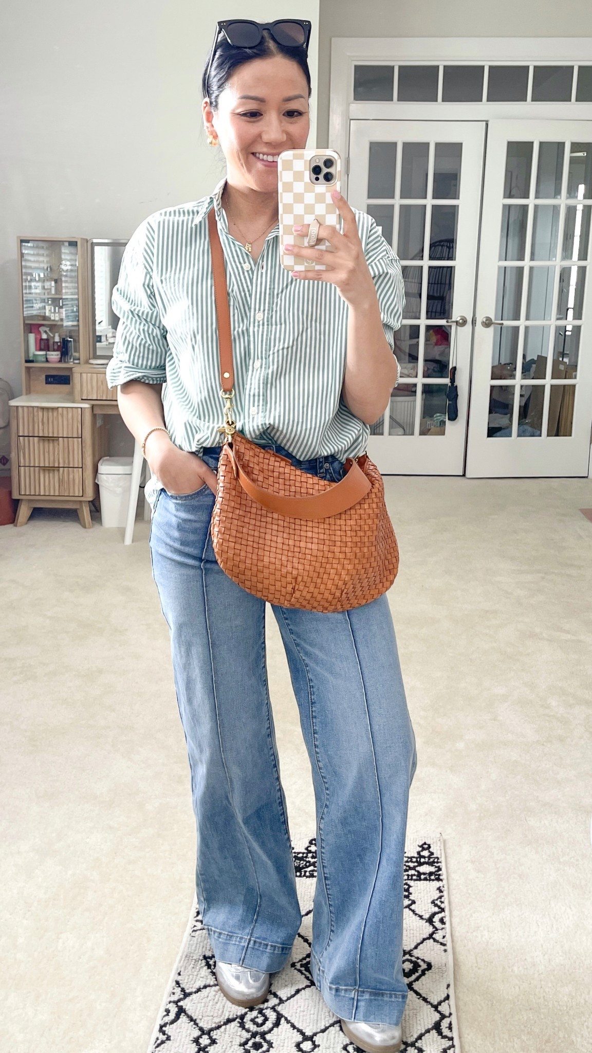 Size XS shirt
Size 2 jeans
Sized down 1/2 in sneakers


#LTKSaleAlert #LTKStyleTip #LTKFindsUnder50