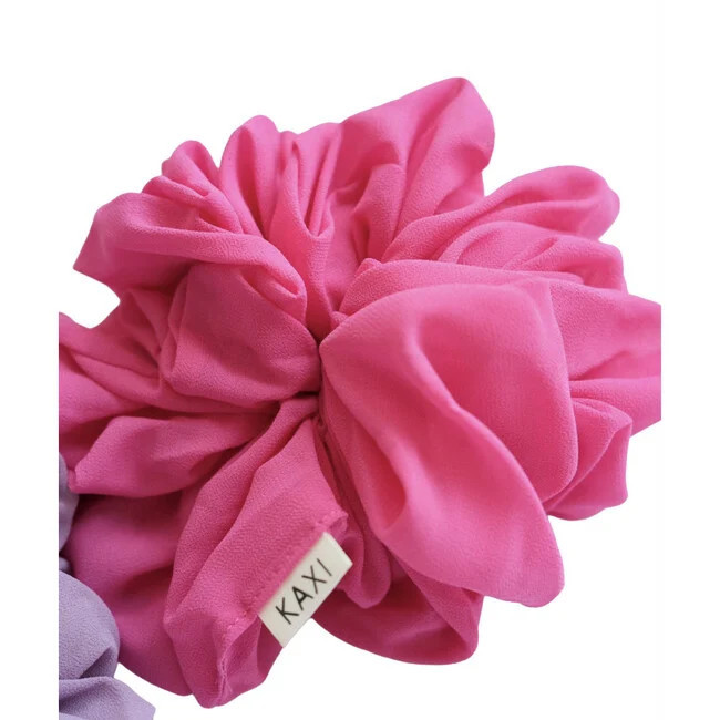 Kaxi Jumbo Scrunchie, Magenta (Pink, One Size) | Maisonette | Maisonette
