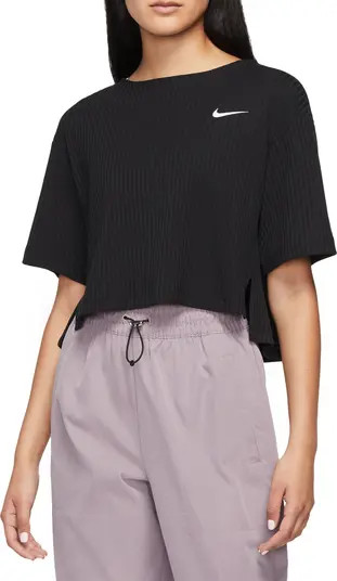 Sportswear Rib Jersey Crop Top | Nordstrom