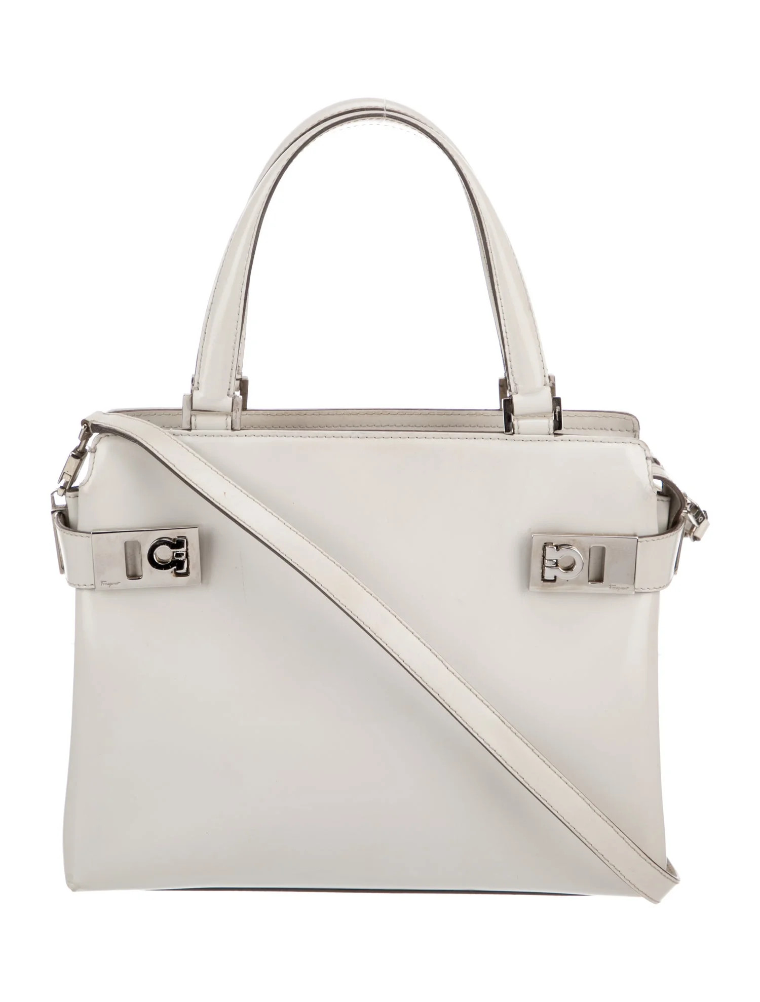 Solid Leather Shoulder Bag | The RealReal