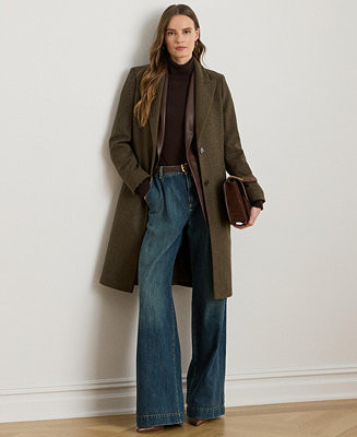 Women's Wool-Blend Walker Coat | Macy's