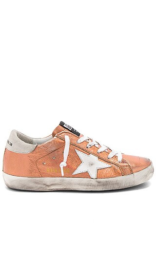 Golden Goose Superstar Sneaker in Caramel & White Star | Revolve Clothing (Global)