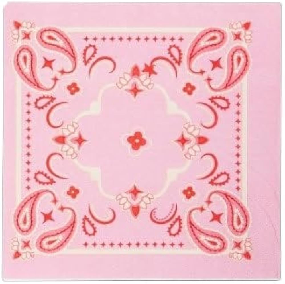 Boot Shaped Paper Napkins 24 Pack - 5" x 5" Paper Napkins for Cow Girl Party Celebrations | Amazon (US)