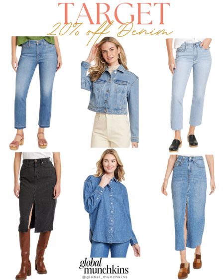 20% off select women’s denim at Target through October 21st! My favorite long denim skirt and jeans are on SALE!

#LTKsalealert #LTKstyletip #LTKover40