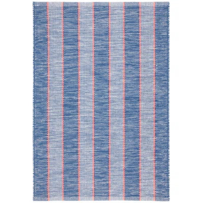 Hillsgrove Stripe Denim Handwoven Cotton Rug | Wayfair North America