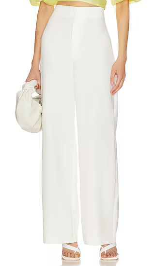 Anna High Waist Pant in Orchid White | Revolve Clothing (Global)