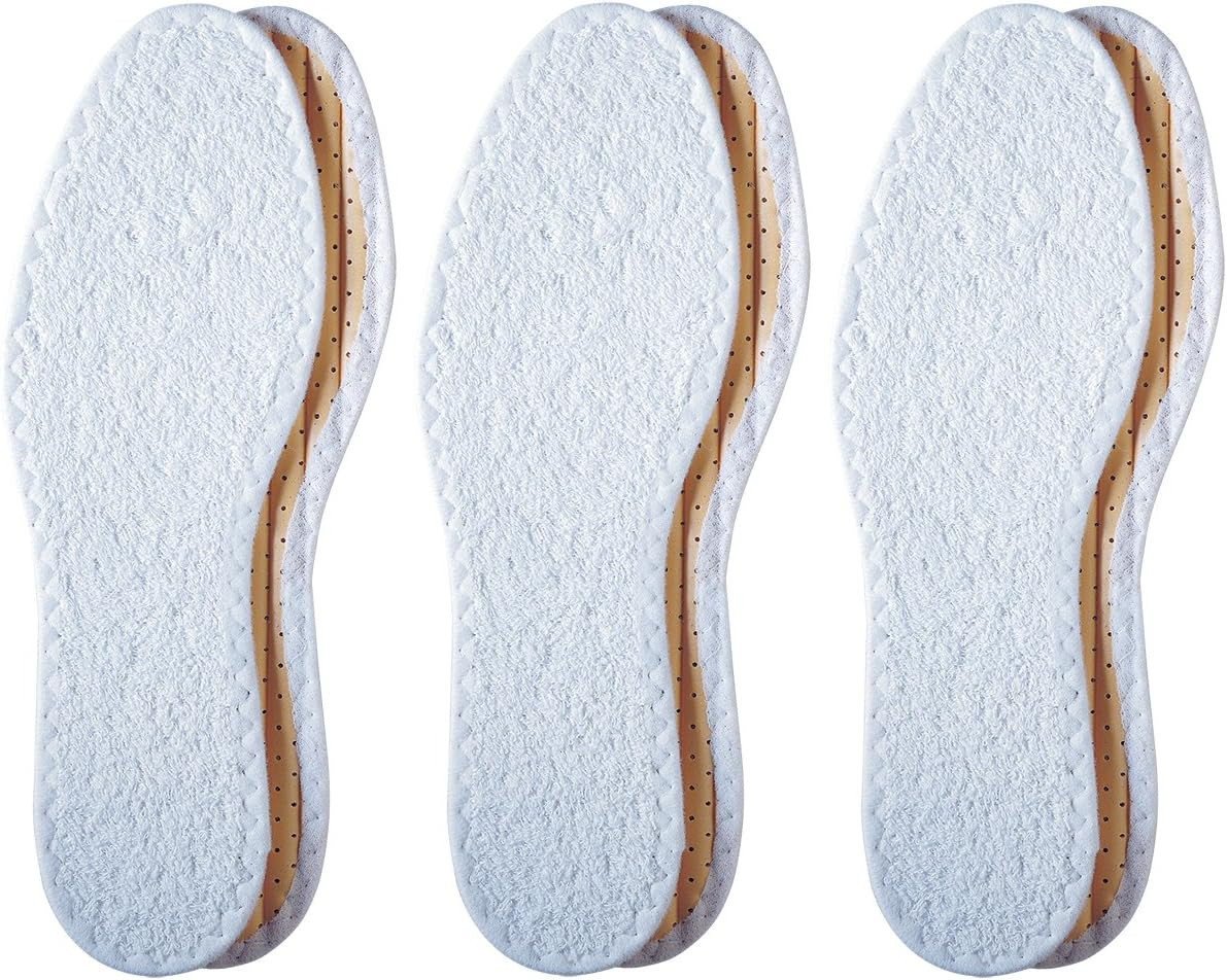 Pedag Summer | Terry Cotton Sockless Insoles | Barefoot Inserts | Handmade in Germany | Absorbs S... | Amazon (US)