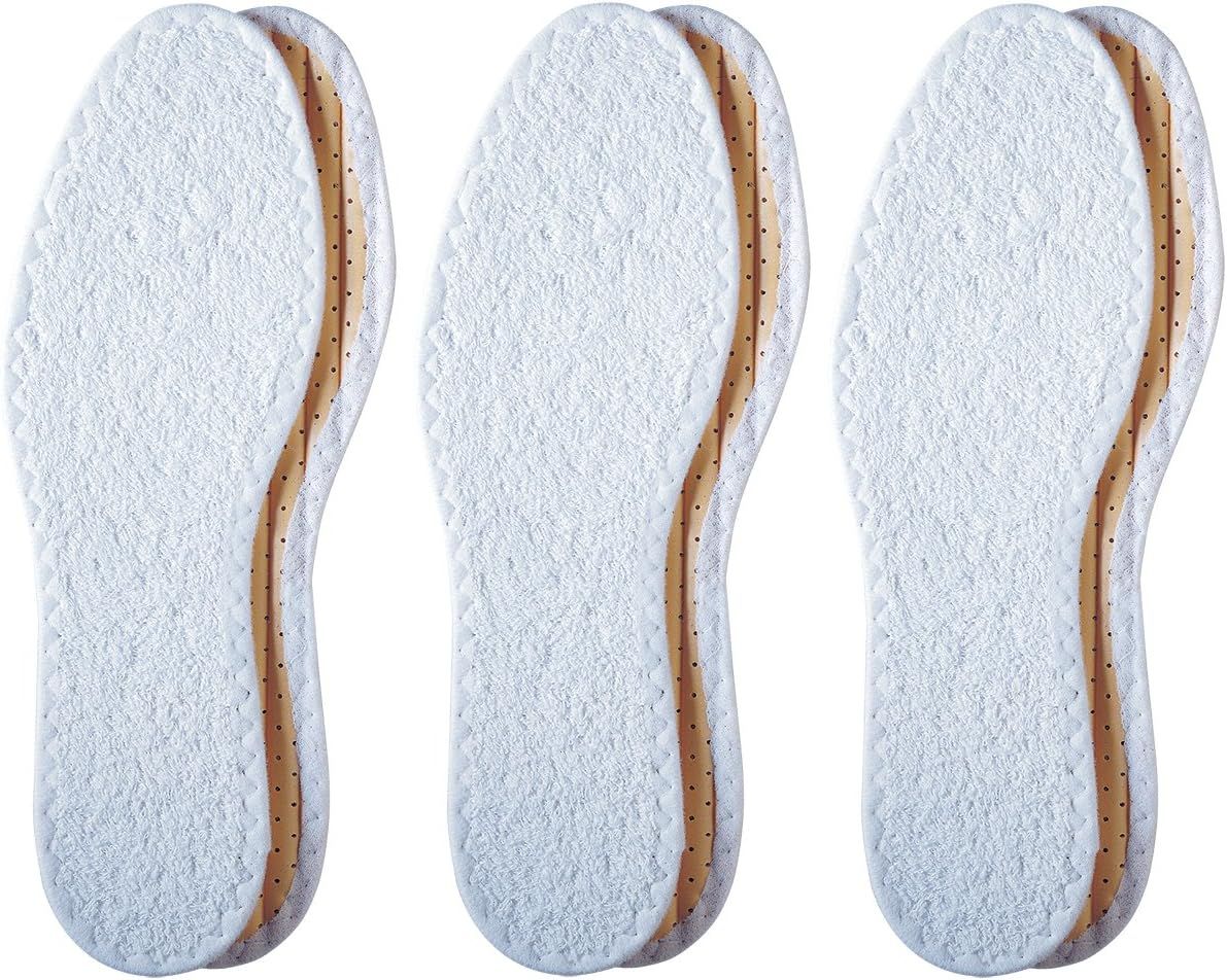 Pedag Summer | Terry Cotton Sockless Insoles | Barefoot Inserts | Handmade in Germany | Absorbs S... | Amazon (US)