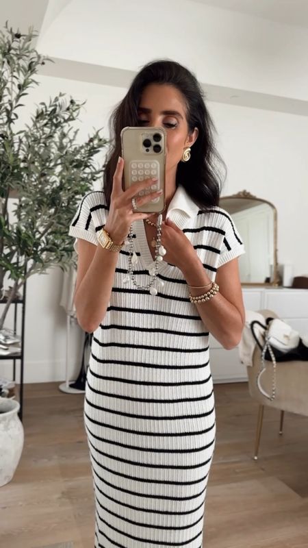 This dress will be great for summer! Lightweight and love the stripe detail. I'm just shy of 5-7" wearing the size small #StylinbyAylin #Aylin

#LTKVideo #LTKStyleTip #LTKSeasonal