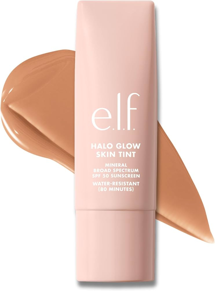 e.l.f. Halo Glow Skin Tint SPF 50, Tinted Moisturizer For Light, Buildable Coverage, Creates A Na... | Amazon (US)